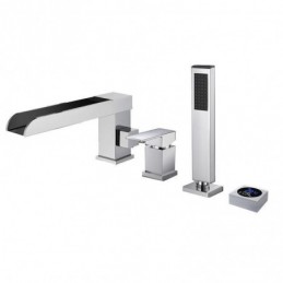 Grifo de baño con luz LED,...