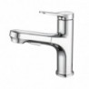 Grifo mezclador extraíble para lavabo de baño con agua fría y caliente