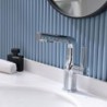 Grifo mezclador elevable hacia arriba y hacia abajo para lavabo extraíble de baño