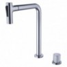 Grifo mezclador extraíble para lavabo de baño moderno
