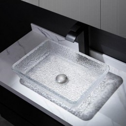 Lavabo de cristal...