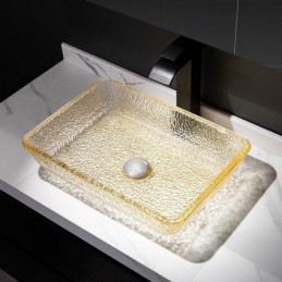 Lavabo de cristal...