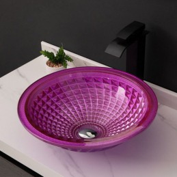 Lavabo de cristal de lujo...