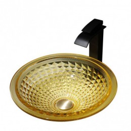 Lavabo de baño redondo de...