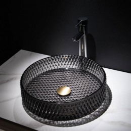 Lavabo de cristal para baño...