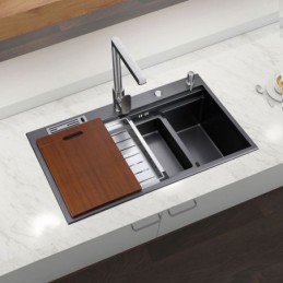 Lavabo de cocina de acero...