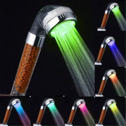 Ducha de mano con LED que...