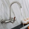 Grifo de cocina monomando giratorio de pared