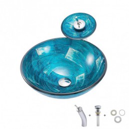 Lavabo de vidrio templado...