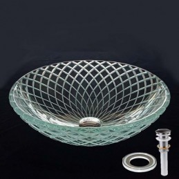 Lavabo de cristal templado...