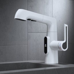 Grifo de Lavabo en Blanco...